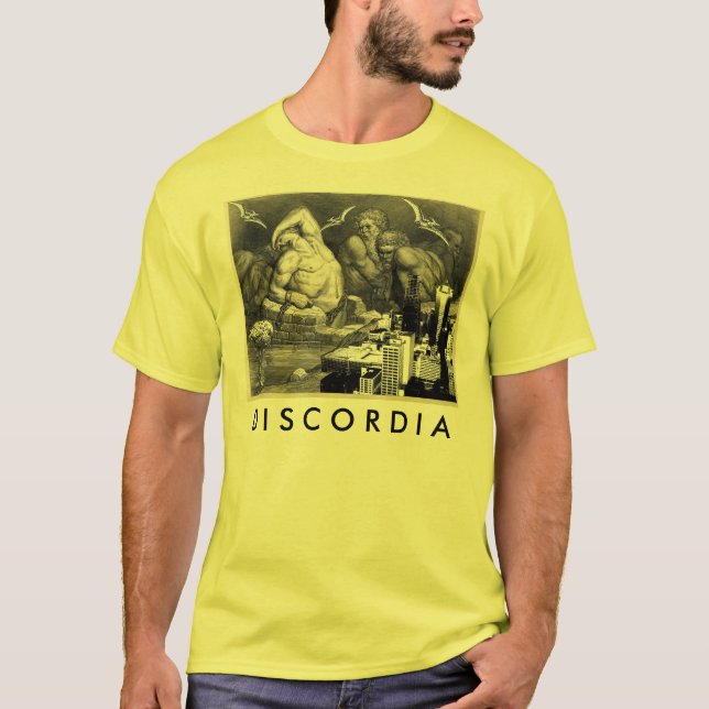Camiseta amarilla de Discordia (Anverso)