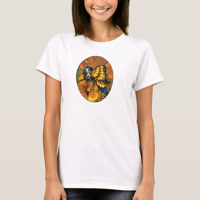 Camiseta amarilla de la hada de la flor (Anverso)