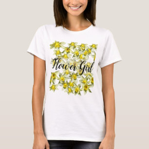 Camiseta Amarilla de Narcisos Flower Girl