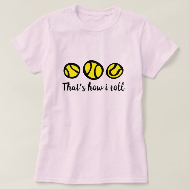 Camiseta amarilla el | de la pelota de tenis que (Diseño del anverso)