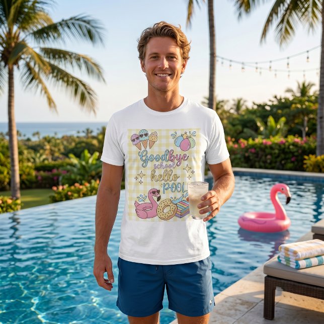 Camiseta Amarilla Hello Pool Party Caro  (Subido por el creador)