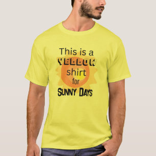 Camiseta Amarilla para Días Soleados