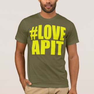 Camiseta amarilla para hombre del #LOVEAPIT el