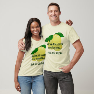 Camiseta amarilla para hombres divertida Lemon Vod