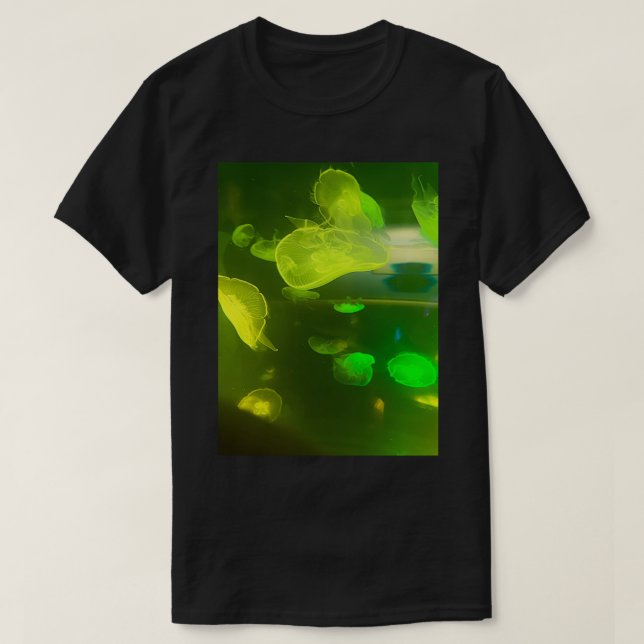 Camiseta Amarillas amarillas y verdes en el acuario de Tenn (Diseño del anverso)