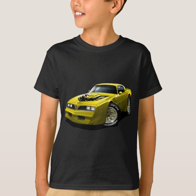 Camiseta Amarillo 1977-78 del transporte (Anverso)