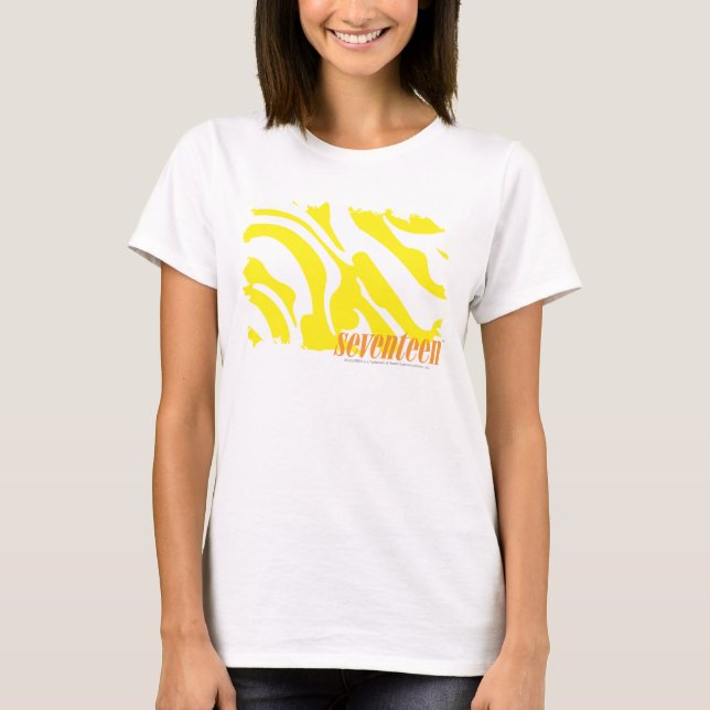 Camiseta Amarillo 2 de la cebra (Anverso)