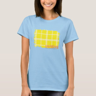 Camiseta Amarillo 3 de la tela escocesa
