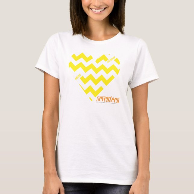 Camiseta Amarillo 4 del zigzag (Anverso)