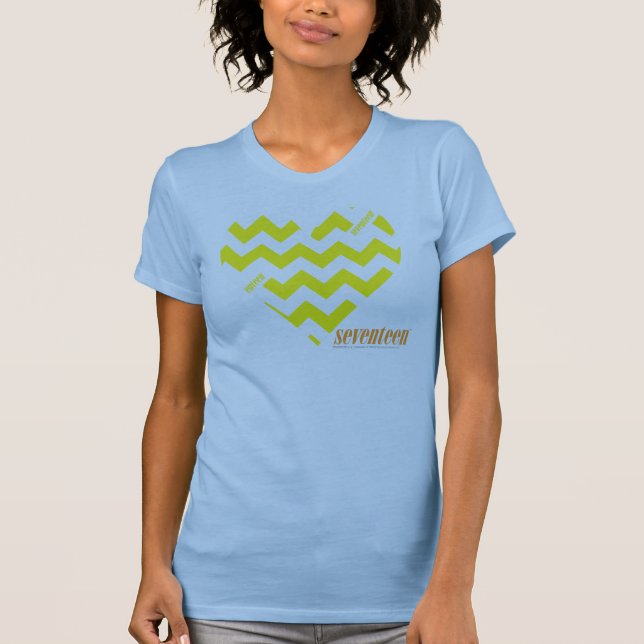 Camiseta Amarillo 4 del zigzag (Anverso)