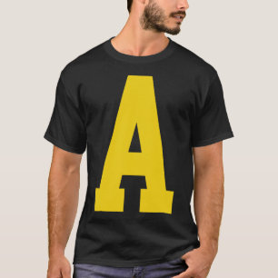 Camiseta Amarillo a' sobre rojo para Alvin Costume Hallowee
