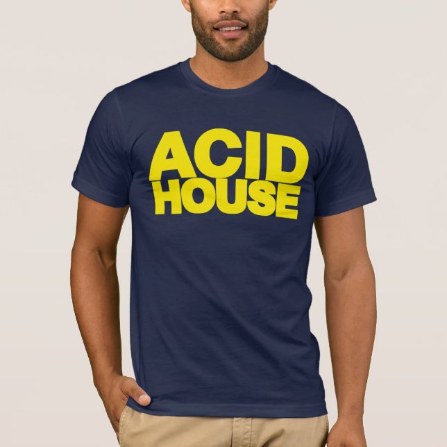 Camiseta Amarillo ÁCIDO de la CASA (Anverso)