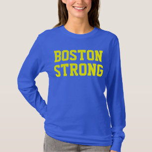 Camiseta Amarillo azul fuerte de Boston