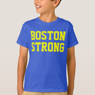 Camiseta Amarillo azul fuerte de Boston