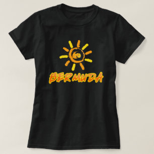 Camiseta Amarillo brillante y naranja de Bermudas