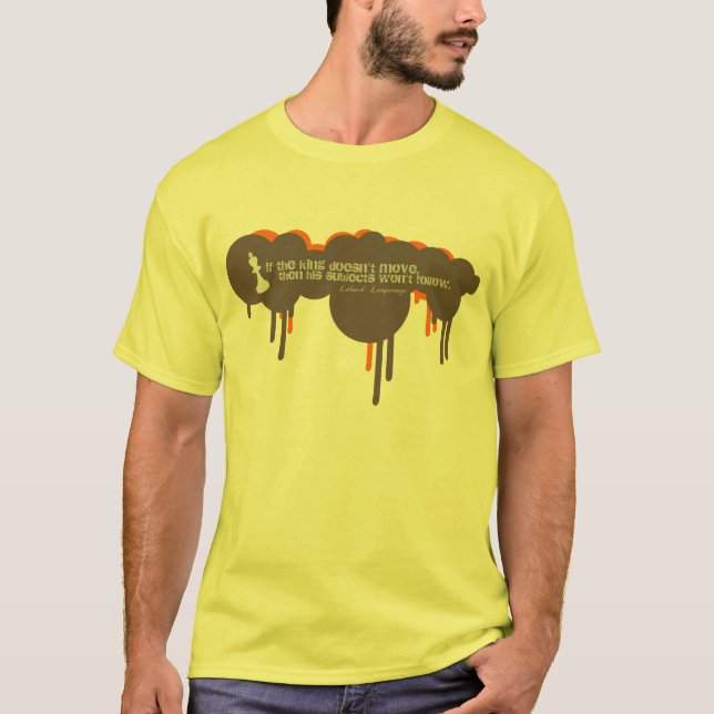 Camiseta amarillo - cita de la cadera (Anverso)
