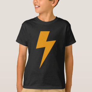 Camiseta Amarillo de Energía de Trueno Impreso