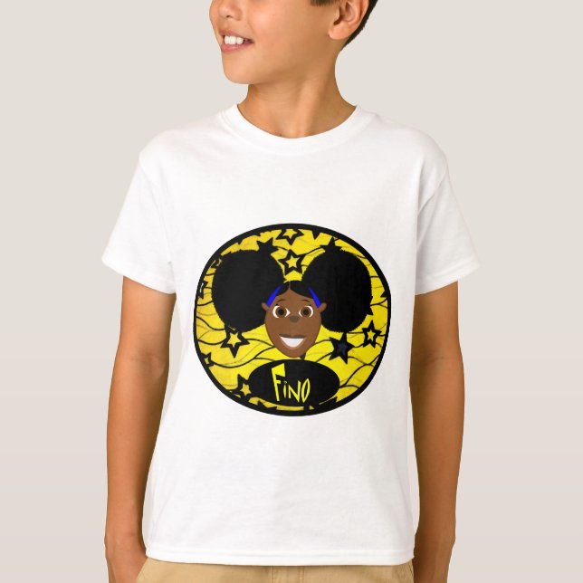 Camiseta ¡Amarillo de la sonrisa de Fino fabuloso! (Anverso)