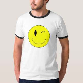 Camiseta Amarillo del KRW que guiña la cara