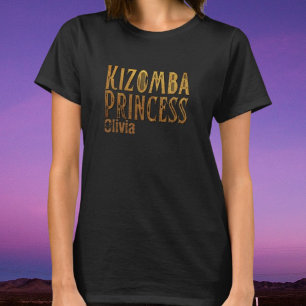 Camiseta Amarillo dorado de la princesa Kizomba