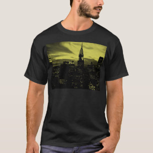 Camiseta Amarillo dorado de Nueva York
