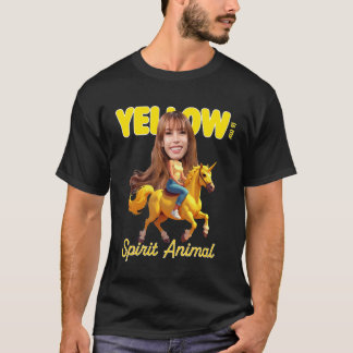 Camiseta Amarillo es mi animal espiritual