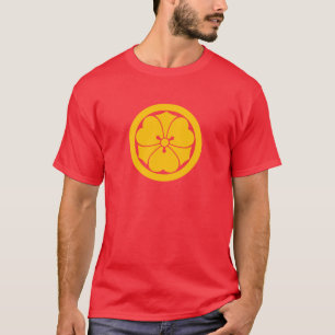 Camiseta Amarillo japonés del clan del samurai de Sakai