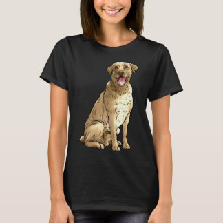 Camiseta Amarillo Labrador Recuperador Perro Golden Lab La