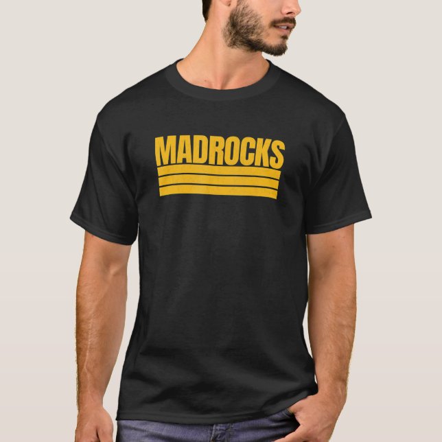 Camiseta Amarillo Madrock Sports Grill Amarillo Madrock Der (Anverso)