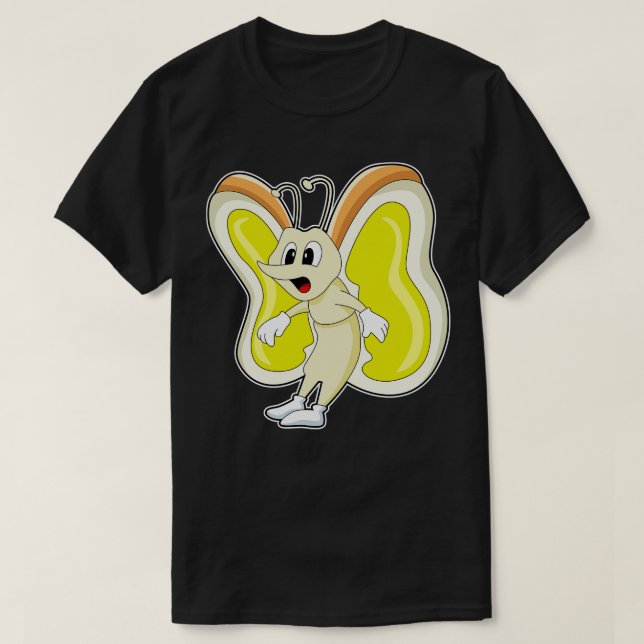 Camiseta Amarillo mariposa (Diseño del anverso)