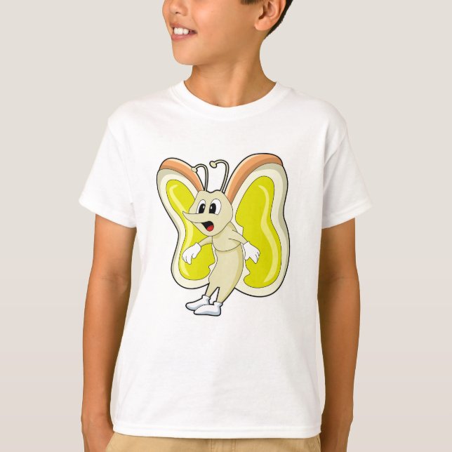 Camiseta Amarillo mariposa (Anverso)