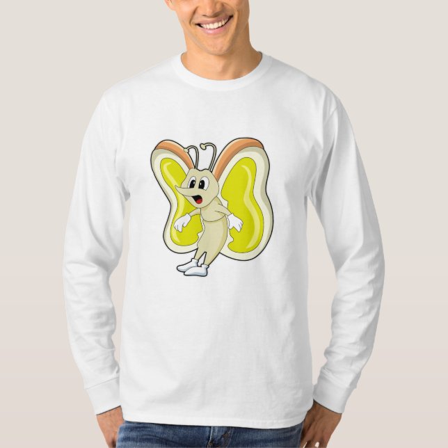 Camiseta Amarillo mariposa (Anverso)