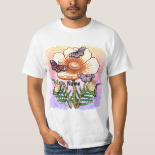 Camiseta Amarillo Mariposa Amapola 