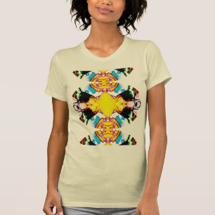 Camiseta Amarillo Negro Verde Verde Southwest Mandala exten