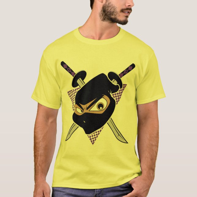 Camiseta Amarillo Ninja Poderoso (Anverso)