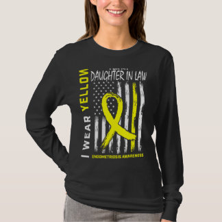 Camiseta Amarillo Para Mi Hija En La Ley Endometriosis Awar