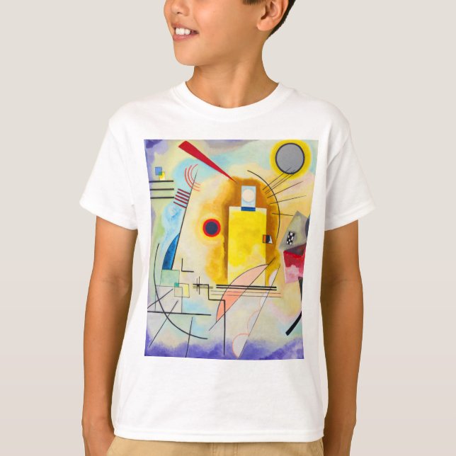 Camiseta Amarillo-Rojo-Azul de Kandinsky (Anverso)