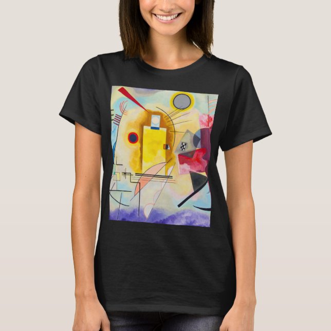 Camiseta Amarillo-Rojo-Azul de Kandinsky (Anverso)