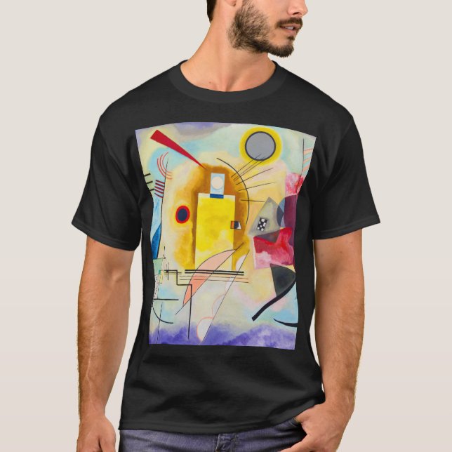 Camiseta Amarillo-Rojo-Azul de Kandinsky (Anverso)