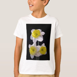 Camiseta Amarillo sobre Daffodil Blanco