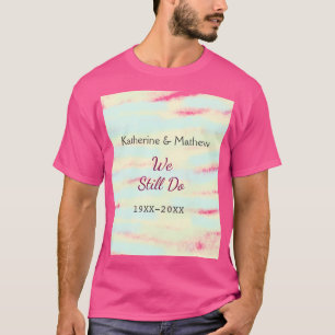 Camiseta Amarillo verde Votos aniversario de renovación de