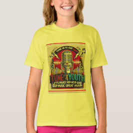 Camiseta Amarillo Vibrante: Sintoniza El Tee De La Juventud