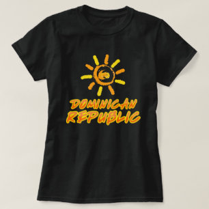 Camiseta Amarillo y naranja de la República Dominicana