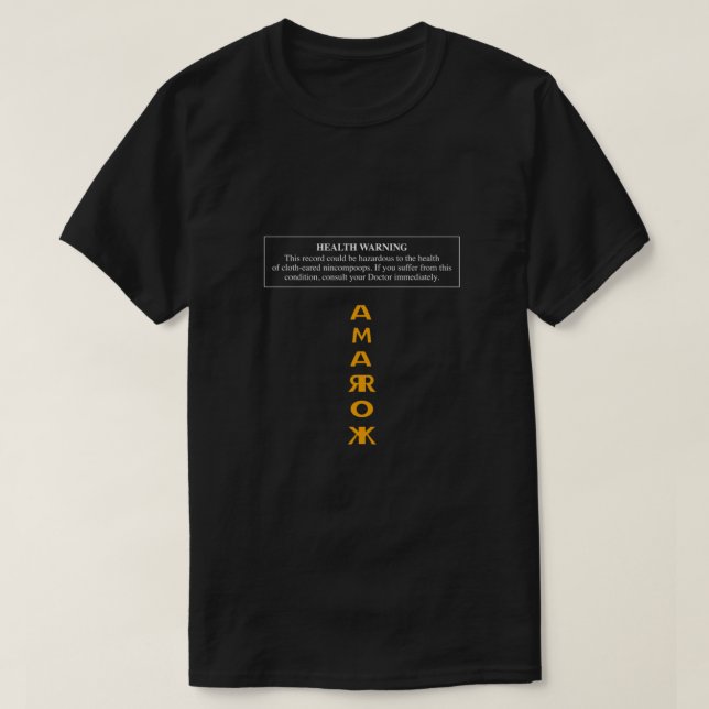 Camiseta Amarok - Mike Oldfield (Diseño del anverso)