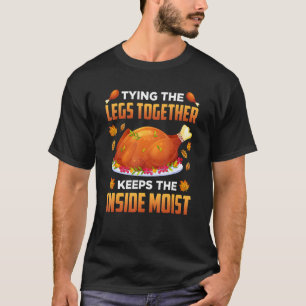 Camiseta Amarrarse las piernas juntas mantiene el interior