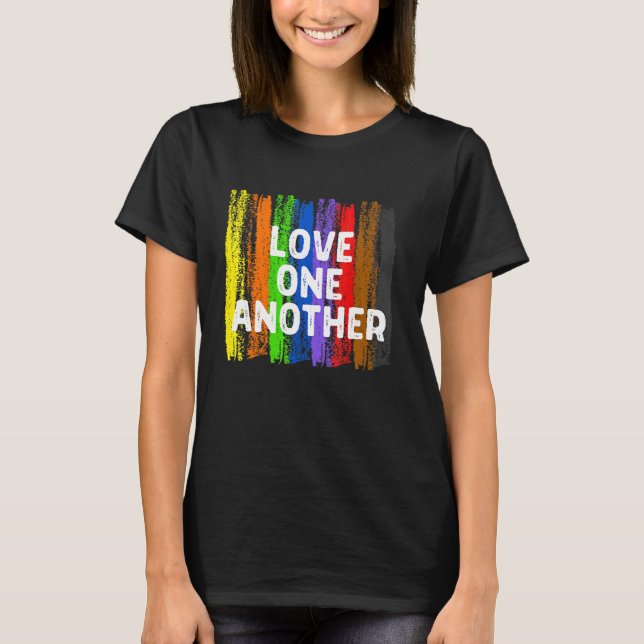 Camiseta Amarse mutuamente Amabilidad Paz Inclusión (Anverso)