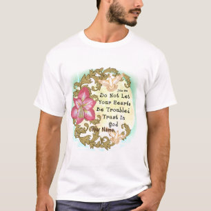Camiseta Amaryllis Dios de confianza cristiana