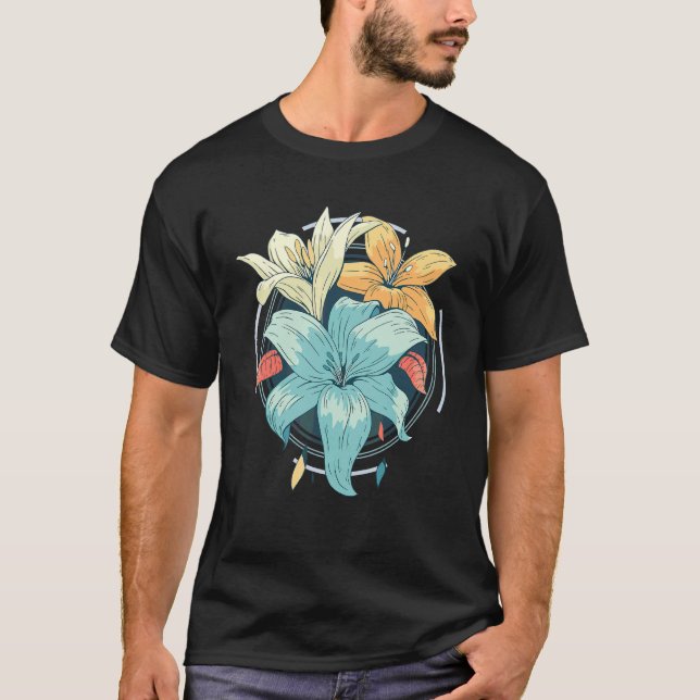 Camiseta Amaryllis Flower Type Florist Garden (Anverso)