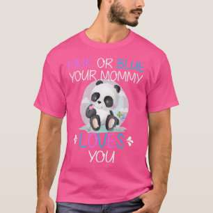 Camiseta Amas Rosa O Azules Que Te Ama El Oso Cute Premium1