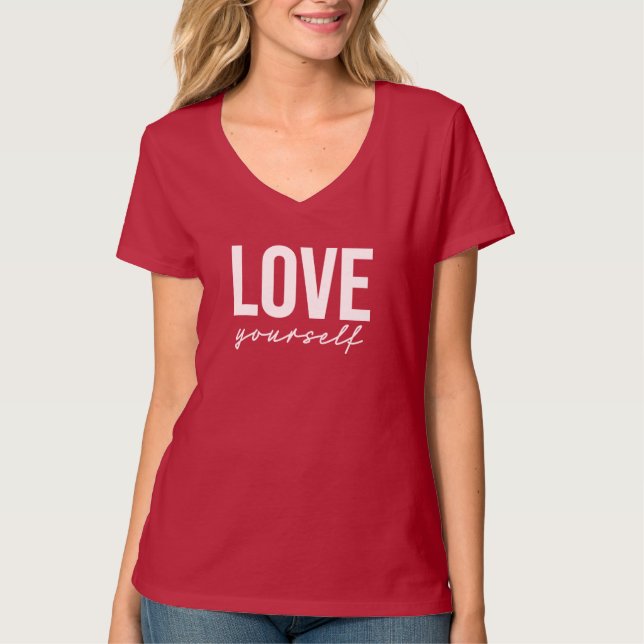 Camiseta Ámate a ti mismo (Anverso)